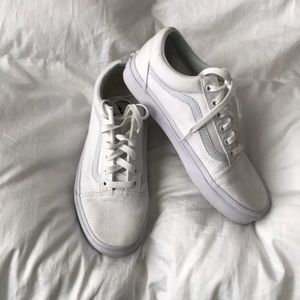 White old school vans